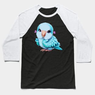 Adorable Blue Baby Parrot Baseball T-Shirt